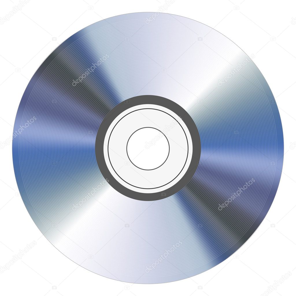Cd isolated on white. Vector illustration. Best choice