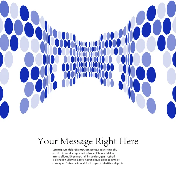 Blue business background. Vector illustration — Stock Vector