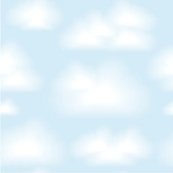 Vektorové pozadí bezešvé mraky. EPS 10 — Stockový vektor