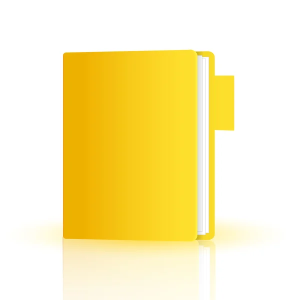 Vector folder isolated on white. Eps10 — Stock Vector