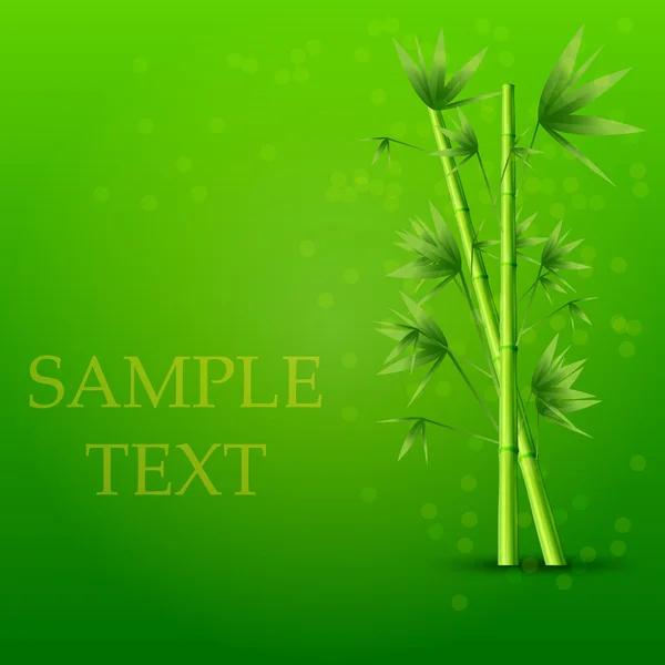 Vektor kreativen Bambus Hintergrund. eps10 — Stockvektor