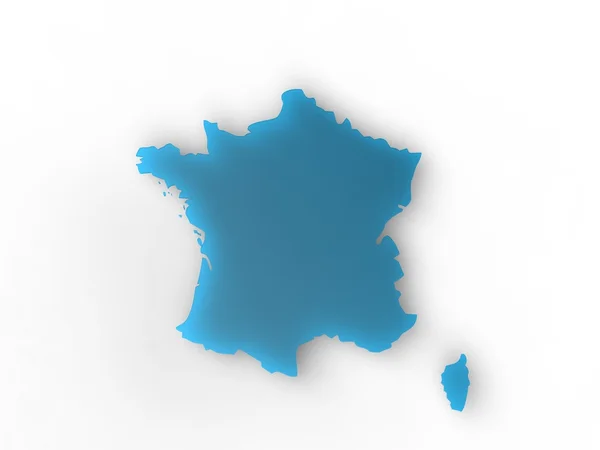 Azul França — Fotografia de Stock