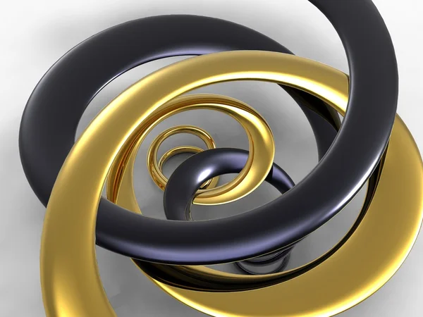 Spiraller, yaratıcı tasarım perspektif — Stok fotoğraf