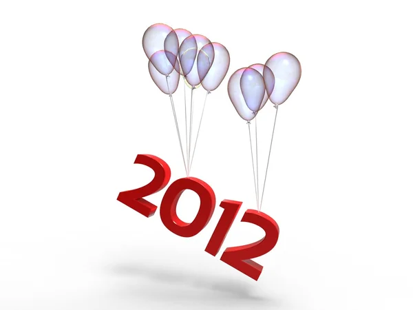 Takeoff balloons 2012 — Stock Photo, Image