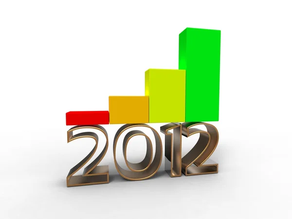 Рост в 2012 году — стоковое фото