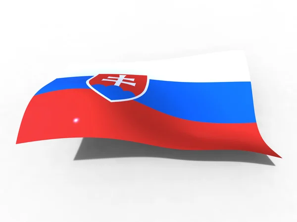 Vlag van Slowakije — Stockfoto