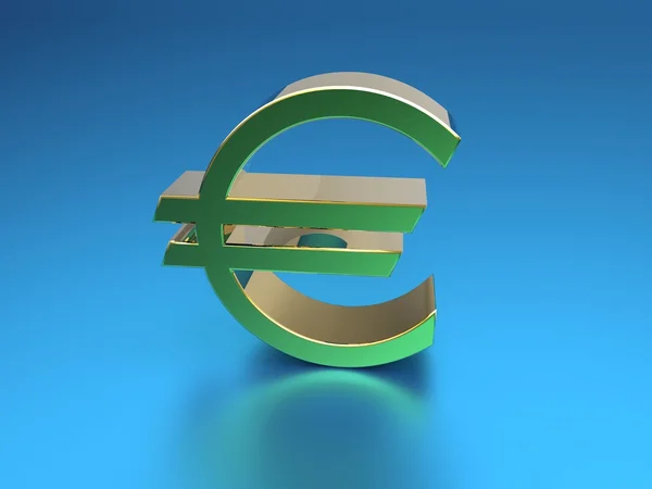 Symbolic euro — Stock Photo, Image