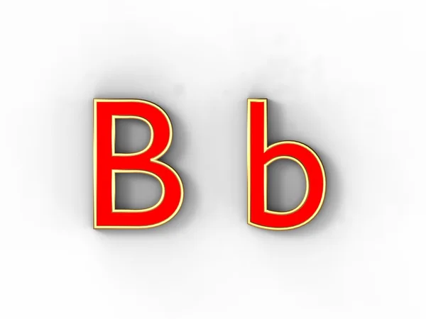 Carta B — Fotografia de Stock