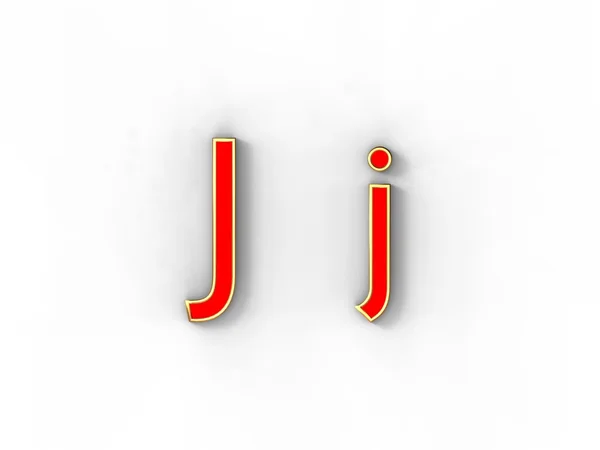 Буква J — стоковое фото