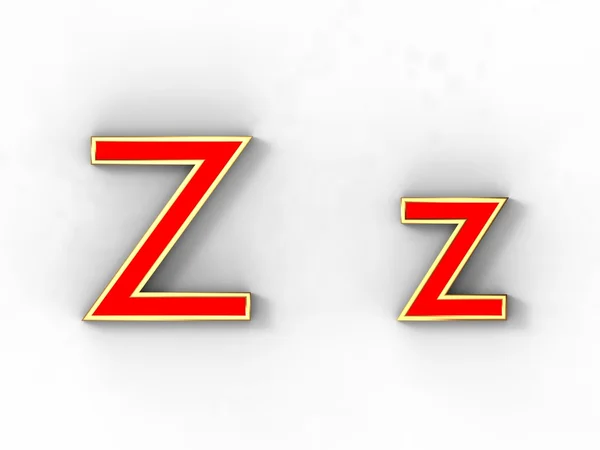 Буква Z — стоковое фото