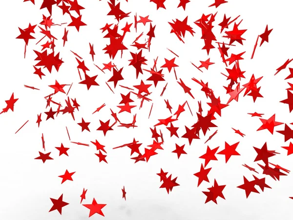 Falling red stars — Stock Photo, Image