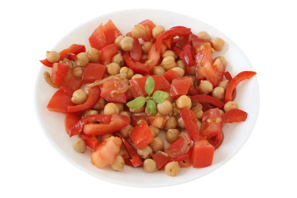 Salad with chick-pea — Stock Photo, Image