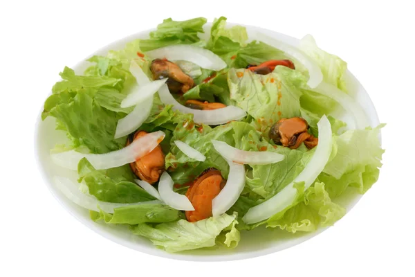 Salade met mosselen — Stockfoto