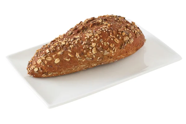 Bröd på plattan — Stockfoto