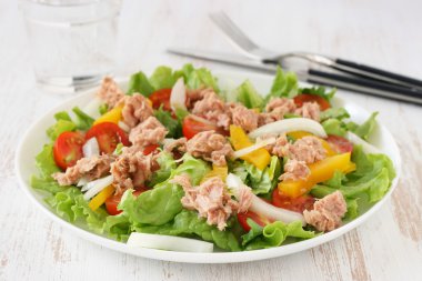 Salad with tuna clipart
