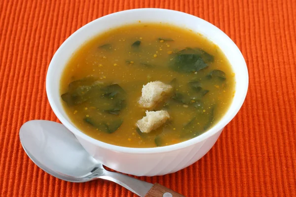 Zuppa di spinaci — Foto Stock