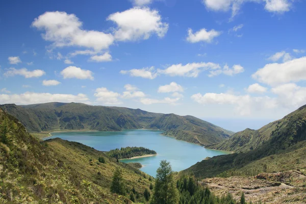Lake on Azores — Stock Photo, Image