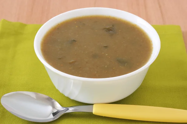 Sup sayuran dalam mangkuk — Stok Foto