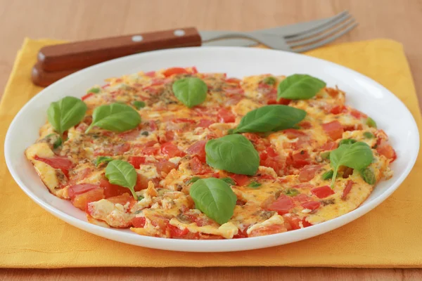 Omelette aux légumes — Photo