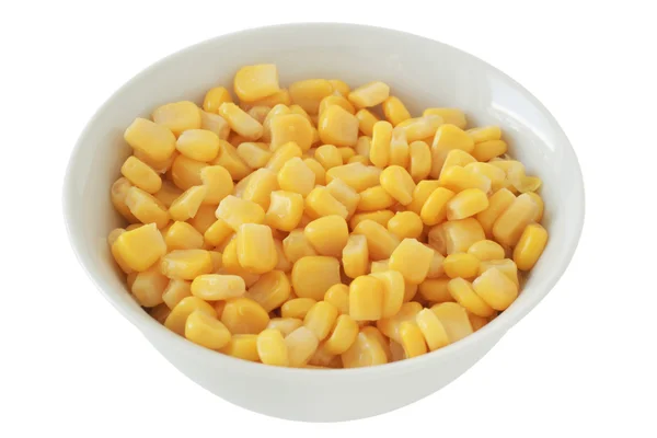 Kukuřice v misce — Stock fotografie