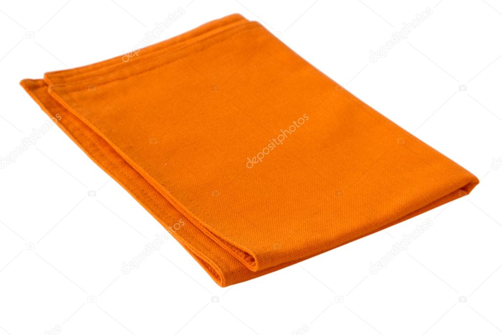 Orange napkin