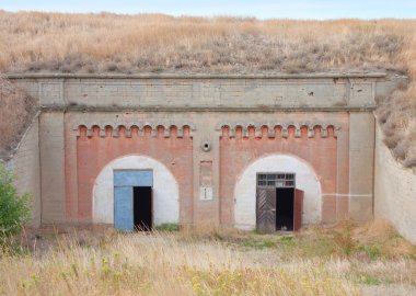 Ammunition depot in ancient fortress in Kerch, Crimea clipart