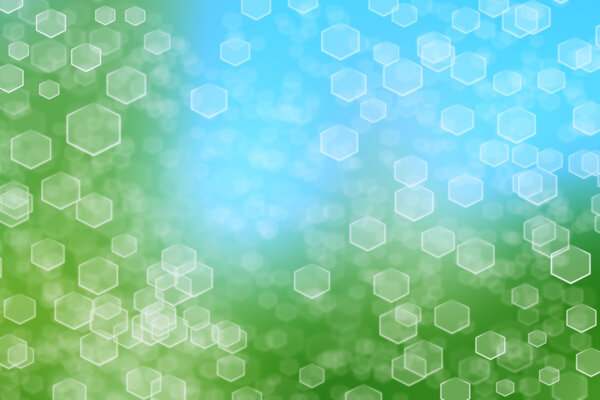 Красивый зеленый и синий абстрактный фон
