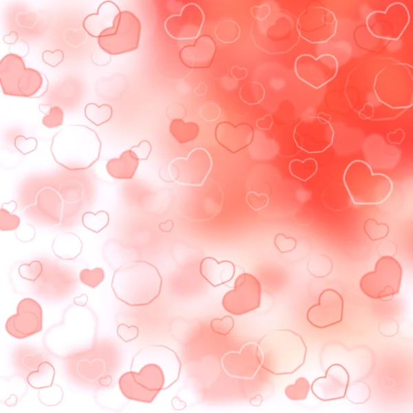 Valentýn pozadí se srdcem — Stock fotografie