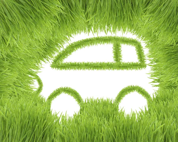 Concepto del coche ecológico Fotos de stock libres de derechos
