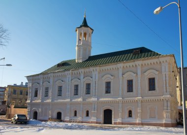 The ancient Apanaevskaya mosque in Kazan, Tatarstan, Russia clipart