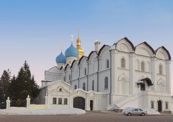 在喀山克里姆林宫天使报喜的大教堂。鞑靼斯坦、 r — 图库照片