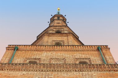 The Soyembika tower in the Kazan Kremlin, Russia clipart