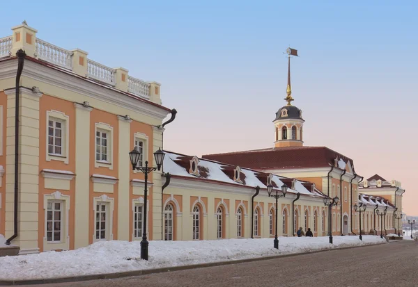 Kazan kremlin topçu mahkemede. Kazan, tatarst Cumhuriyeti — Stok fotoğraf