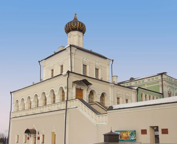 O Kremlin Kazan e a Igreja do Palácio. Tatarstão, Rússia — Fotografia de Stock