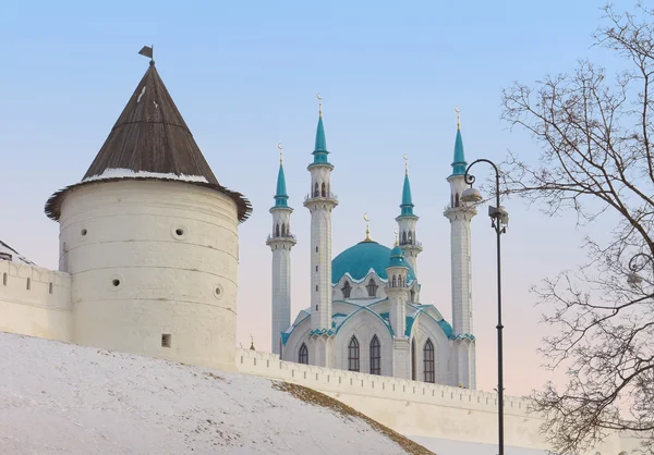 Mezquita Qolsharif en Kazan Kremlin, Rusia — Foto de Stock