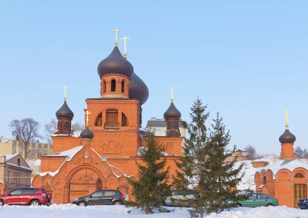 斯基大教堂 （老信徒) 在喀山，俄罗斯 — 图库照片