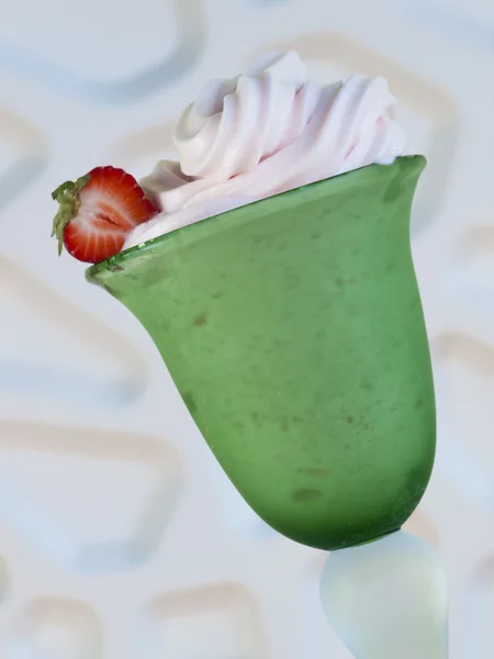 Frozen Soft Serve Yogurt. — Stock Photo, Image