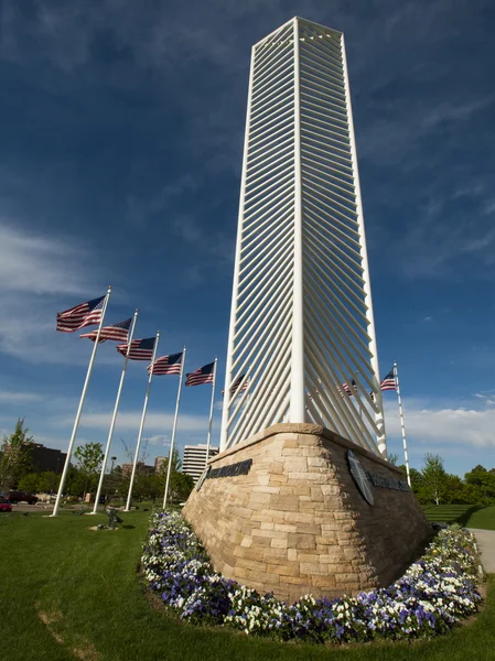 Pomnik centrum Denver tech — Zdjęcie stockowe
