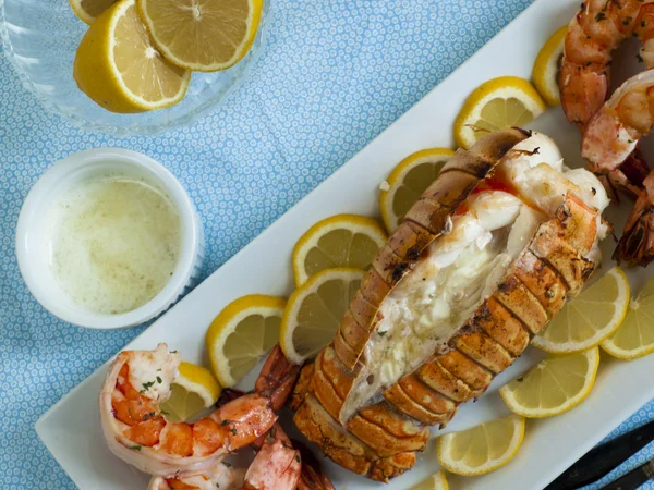 Seafood Dinner — Stock Photo, Image