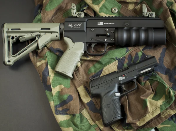 Pistola e lanciatore HAVOC — Foto Stock