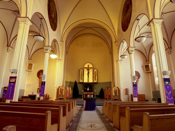 Интерьер церкви — стоковое фото