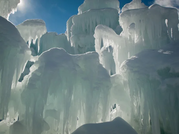 Льодові замки — стокове фото