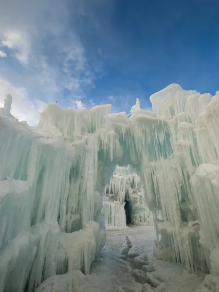 Льодові замки — стокове фото