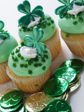 St. Patrick'ın gün Cupcake