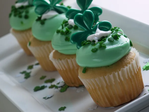 St. Patrick 's Day Cupcake - Stock-foto