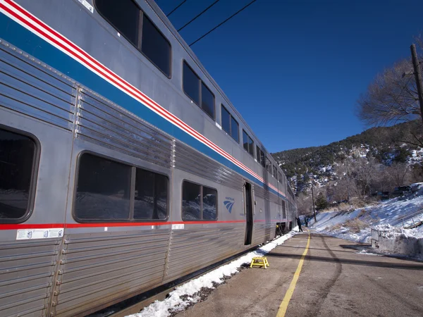 Passagerar tåg — Stockfoto