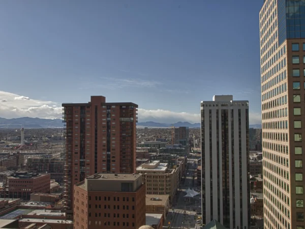 Utsikt over Denver – stockfoto