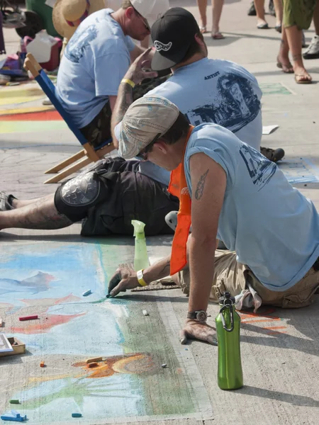 stock image Chalk Art Festival