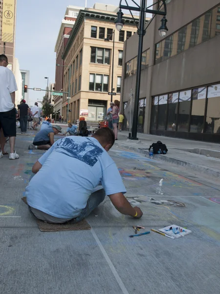 stock image Chalk Art Festival