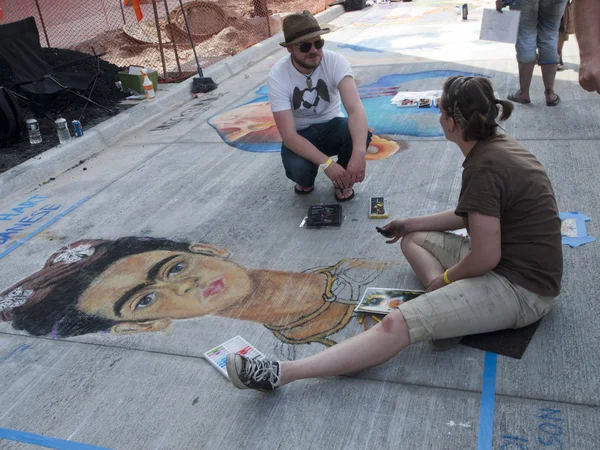 stock image Chalk Art Festival